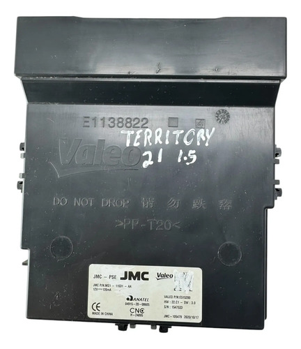 Módulo Conforto Ford Territory 2021 A 2024 Ms111531aa