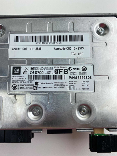Módulo Bluetooth Cruze 2012 A 2016 13393808