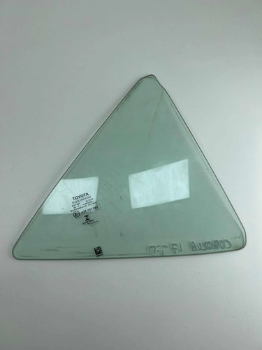 Vidro Fixo Porta Traseira Direita Toyota Corolla 2015 A 2019
