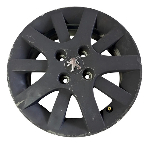 Roda Aro 15 Peugeot 207 2008 A 2012 Preto
