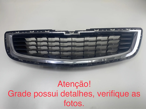 Grade Inferior Parachoque Spin 2012 A 2015 Detalhe Brilhante