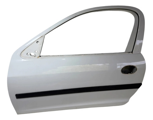 Porta Esquerda Chevrolet Celta Duas Portas 2001 A 2006 Dianteira Esquerdo Branco