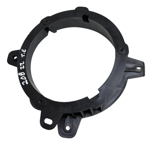 Suporte Auto Falante Porta Traseira Esq Peugeot 208 21 A 25 Preto
