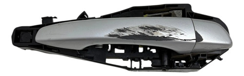 Maçaneta Externa Dianteira Direita Peugeot 208 2021 A 2025 Preto Dianteira