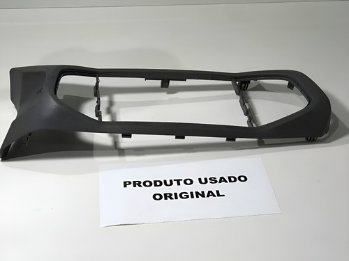 Moldura Multimidia Gm Onix Prisma 2013 A 2018 Preto