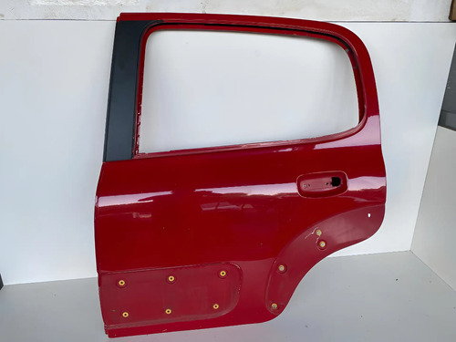 Porta Traseira Esquerda Fiat Uno Way 2011 A 2018 Traseira Esquerdo Vermelho