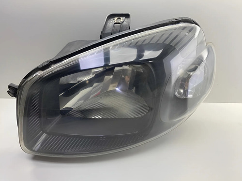 Farol Máscara Negra Fiat Uno 2010 Até 2014 Lado Esquerdo