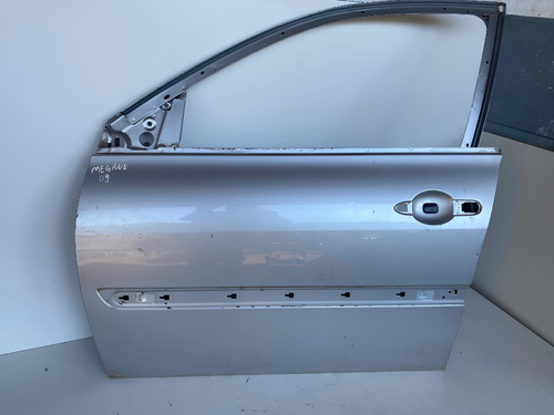 Porta Dianteira Esquerda Renault Megane 2007 A 2012 Dianteira Esquerda Prateado