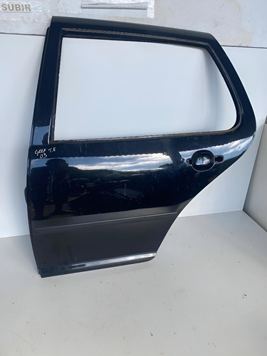 Porta Traseira Esquerda Volkswagen Golf 99 A 2005 Traseira Esquerda Preto