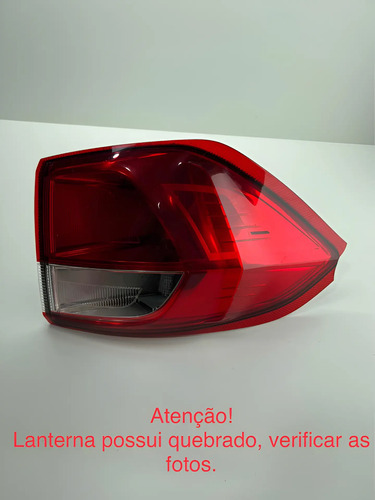 Lanterna Ford Ecosport 2014 A 2018 Esquerdo Quebrado Esquerdo Vermelho