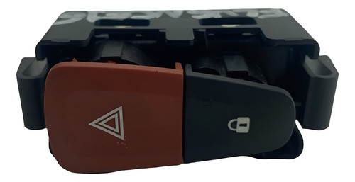 Botão Alerta Trava Renault Fluence 2015 A 2017 Preto