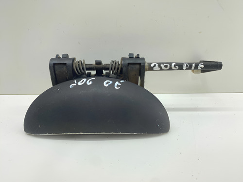 Maçaneta Externa Dianteira Esquerda Peugeot 206 Preto