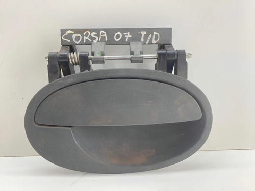 Maçaneta Externa Traseira Direita Corsa 2003 A 2009 Preto