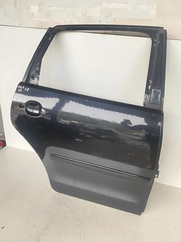 Porta Traseira Direita Polo Hatch 2003 A 2012 Traseira Dirieta Preto