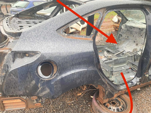Lateral Direita Ford Focus Sedam 2014 A 2018