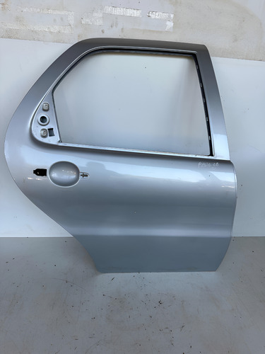 Porta Traseira Direita Fiat Palio 2006 Até 2012 Traseira Direita Prateado