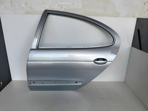 Porta Traseira Esquerda Renault Megane 2001 Até 2005 Traseira Esquerda Prateado
