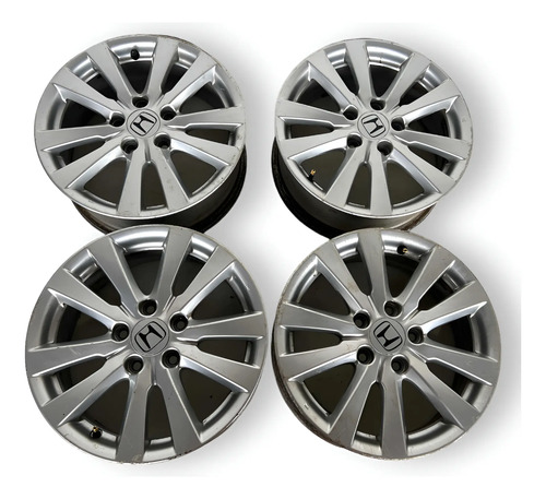 Jogo Rodas Aro 16 Honda Civic 2012 A 2016 Verde-escuro