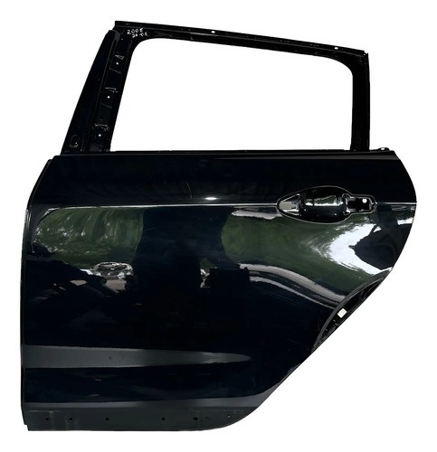 Porta Traseira Esquerda Peugeot 2008 2016 Até 2021 Traseira Esquerdo Preto