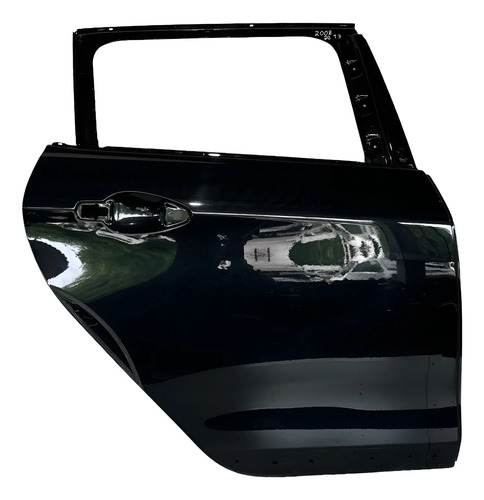 Porta Traseira Direita Peugeot 2008 2016 Até 2021 Traseira Direito Preto