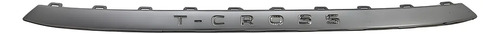 Friso Aplique Parachoque Dianteiro Vw T-cross 2gp806333a Prateado