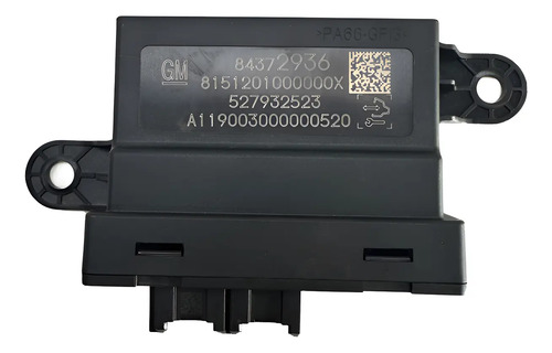 Módulo Estacionamento Gm Cruze 2017 A 2021 84372936 Preto