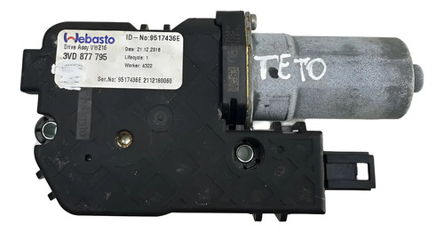 Motor Teto Solar Vw T-cross 3ud877795
