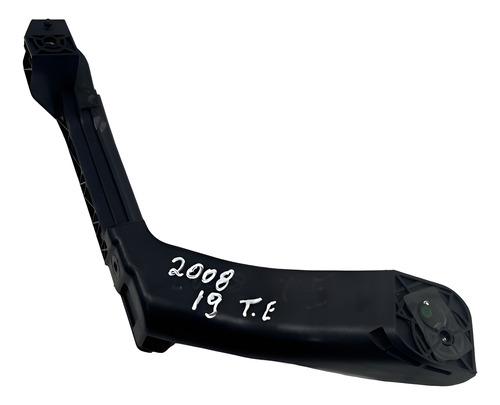 Guia Vidro Porta Traseira Esquerd Peugeot 2008, 2016 A 2021 Preto