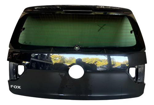 Tampa Traseira Com Vidro Vigia Volkswagen Fox 2015 A 2020 Preto