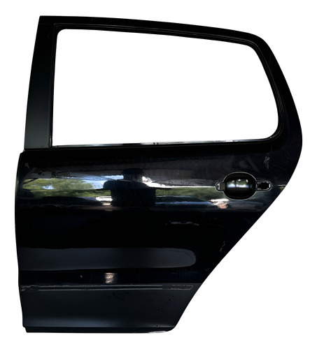 Porta Traseira Esquerda Volkswagen Fox 2015 A 2021 Traseira Preto