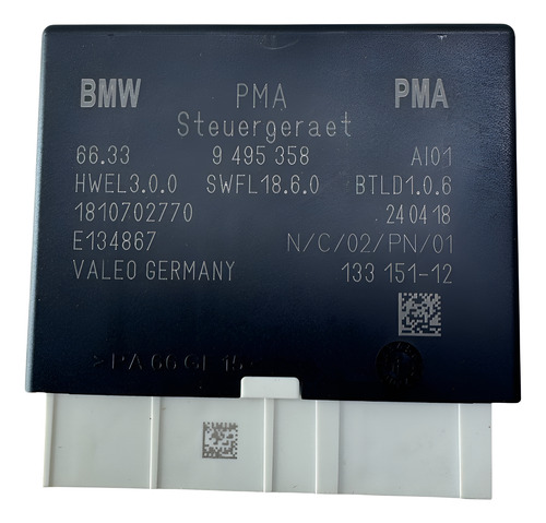 Módulo Estacionamento Bmw X1 2016 A 2019 9495358 Preto