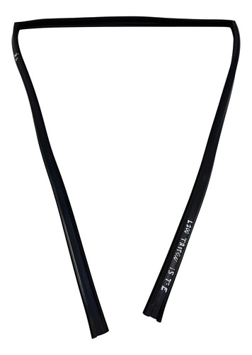 Canaleta Porta Traseira Esquerda L200 Triton 2009 A 2015 Preto