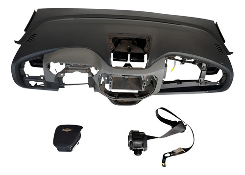 Kit Airbag Chevrolet Spin Até 2013 A 2018 Preto