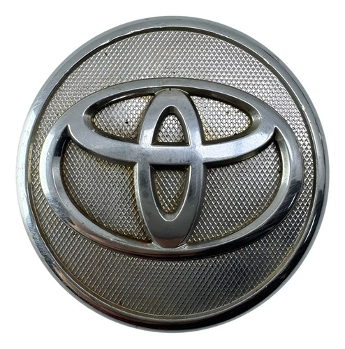Calota Central Roda Toyota Corolla 2009 A 2014 Prateado