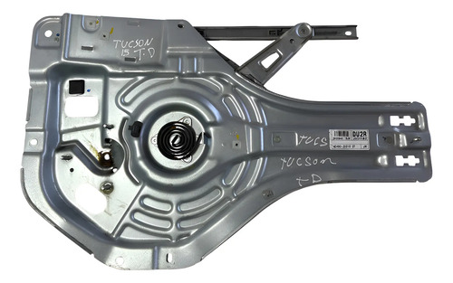 Máquina De Vidro Traseira Direita Hyundai Tucson 2008 A 2016 Prateado