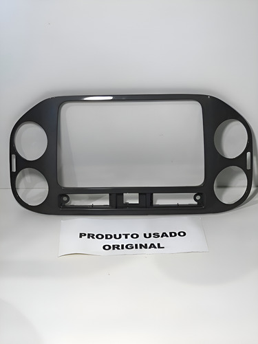 Moldura Radio Vw Tiguan 2011 2012 2013 2014 2015 Preto