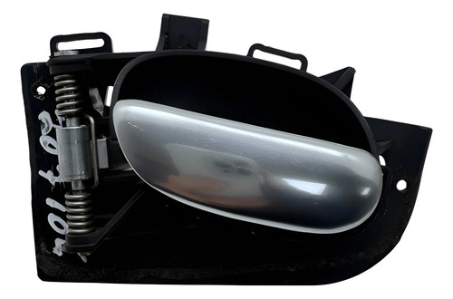 Maçaneta Interna Lado Esquerdo Peugeot 206 207 Preto Dianteira/traseira
