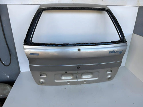 Tampa Traseira Fiat Palio Weekend 1997 A 2002 Prateado