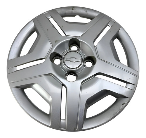 Calota Aro 14 Gm Celta Prisma 2007 A 2012 52042563 Avaria Prateado