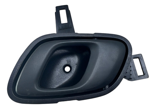 Maçaneta Interna Dianteira Esquerda Renault Kwid 2017 A 2022 Preto Dianteira