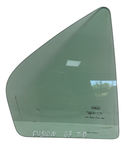Vidro Fixo Porta Traseira Direita Ford Fusion 2006 A 2008