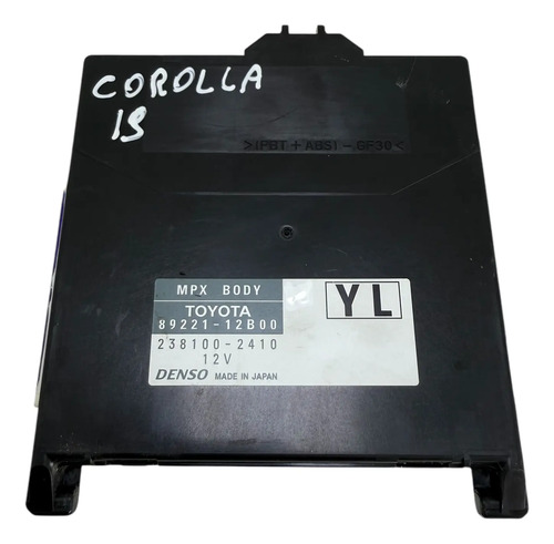 Módulo Bsi Toyota Corolla 2015 A 2019