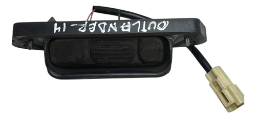 Maçaneta Abertura Tampa Traseira Outlander 2014 A 2018 Preto Traseira