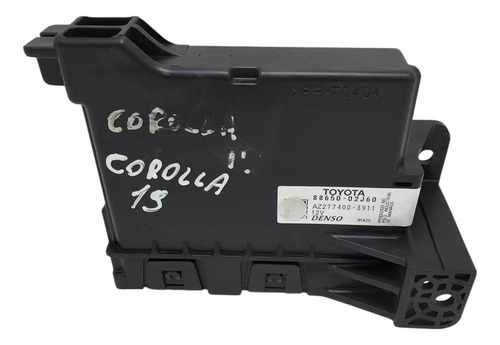 Módulo Ar Condicionado Toyota Corolla 2015 A 2019 Preto