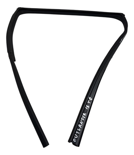 Canaleta Traseira Direita Mitsubishi Outlander 2014 A 2018 Preto