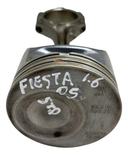 Pistão Biela Ford Fiesta 1.6 2003 A 2005 Gasolina Std