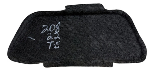 Tampa Acabamento Esquerdo Porta Malas Peugeot 208 21 A 25 Preto