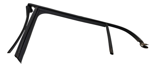 Canaleta Porta Traseira Esquerda Peugeot 208 2021 A 2025 Preto