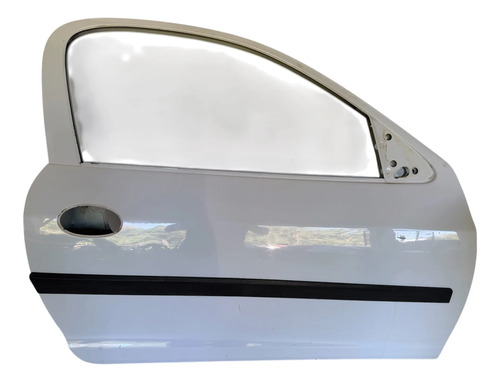 Porta Direita Chevrolet Celta Duas Portas 2001 A 2006 Dianteira Direito Branco