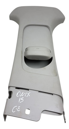 Acabamento Coluna Central Esquerdo Gm Onix 2013 A 2019 Cinza